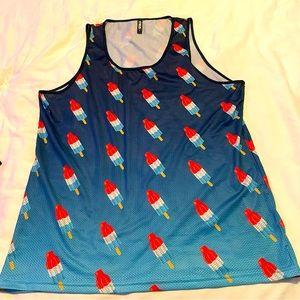Rocket pop popsicle men’s tank top by Steele
